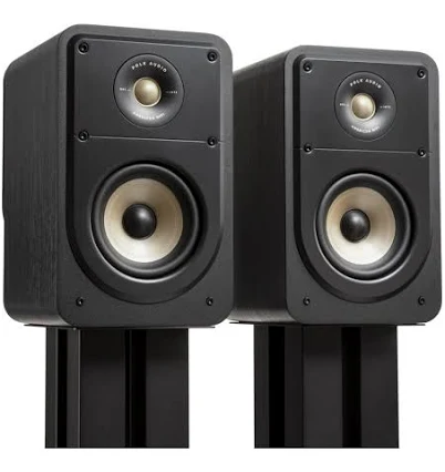 Polk Audio ES15 Bookshelf Speakers (Black)