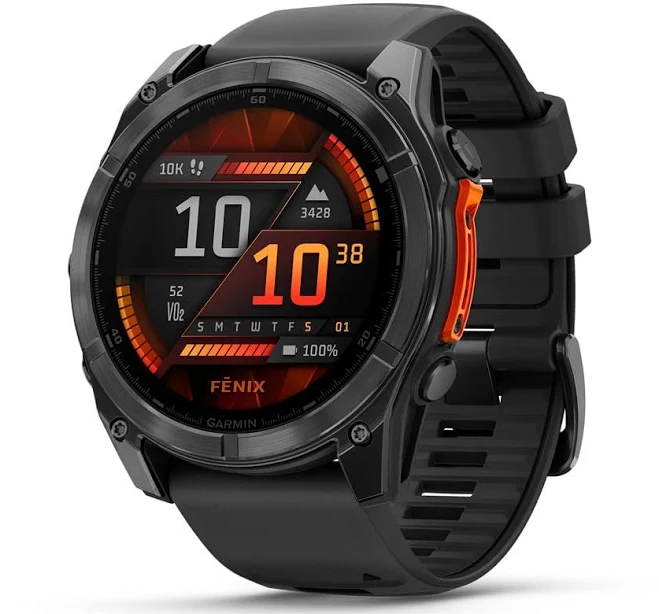 Garmin fenix® 8 51mm AMOLED Glass Slate Grey with Black Band