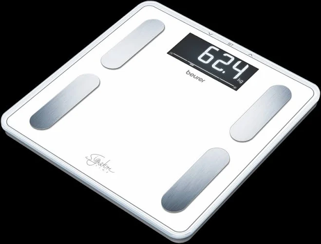 Beurer BF400W Signature Line Digital Glass Body Fat Scale (White)