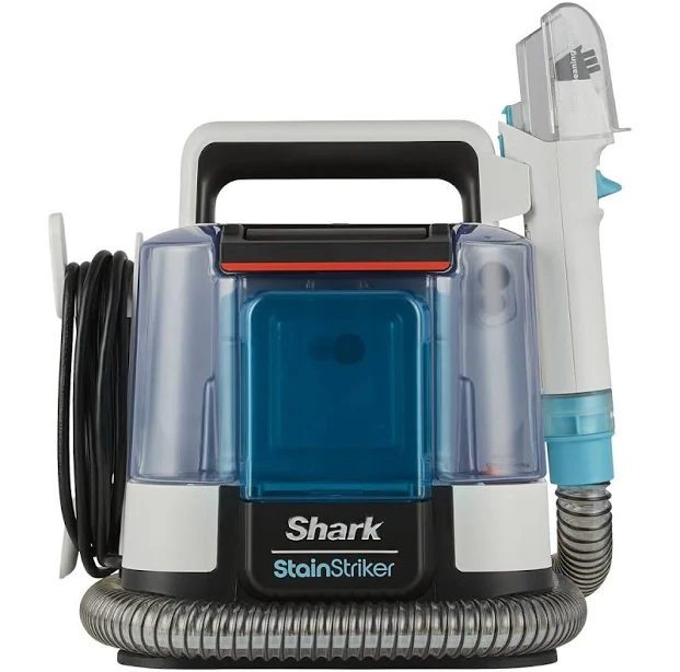 Shark StainStriker Portable Carpet and Upholstery Cleaner, Powerful Dual-Action Stain and Spot Remover for Deep Cleaning, PX200ANZ, White