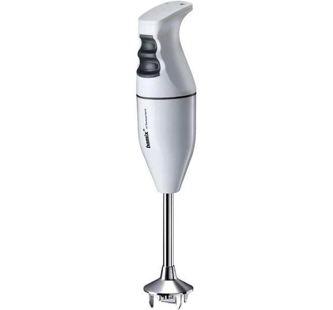 Bamix 140w Stainless Steel Classic Immersion Handheld Blender (White)