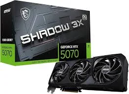 MSI GeForce RTX 5070 12G Shadow 3X OC Graphics Card (GeForce RTX 5070 12G SHADOW 3X OC)