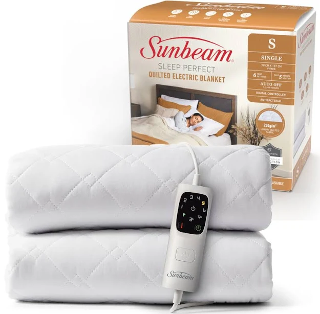Sunbeam Sleep Perfect Quilted Antibacterial King