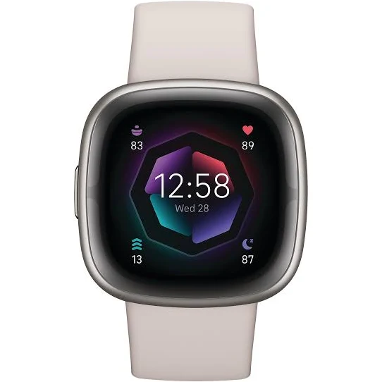 Fitbit Sense 2 Lunar White/Platinum Aluminium