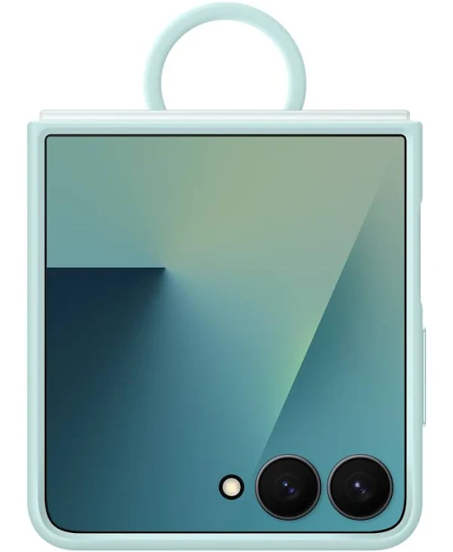 Samsung Silicone Ring Case for Galaxy Z Flip7 (Mint)