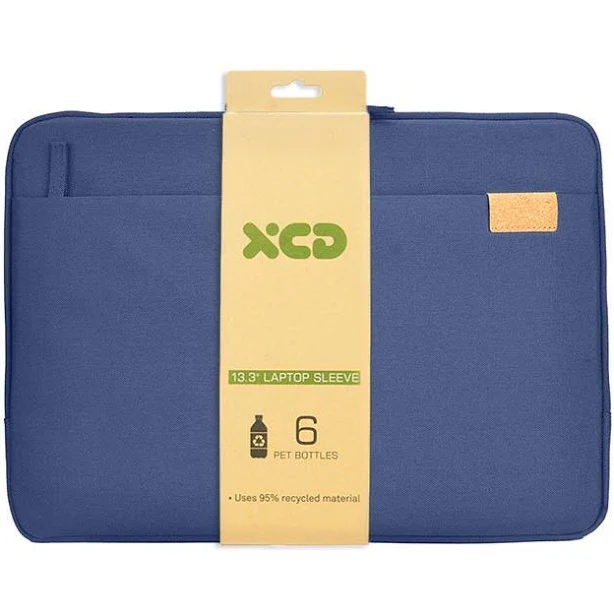 XCD 13.3-14.1" Recycled Laptop Sleeve (Blue)