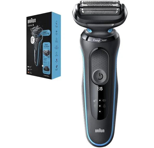 Braun 51-M1200S Series 5 Wet & Dry Electric Shaver (Blue Mint)