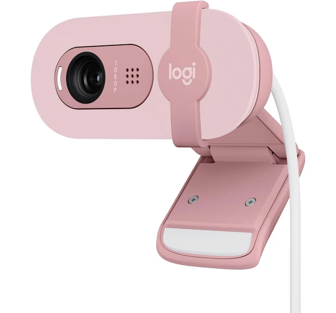 Logitech Brio 100 Full HD 1080p Webcam (Rose)