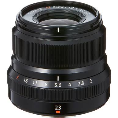 Fujifilm XF 23mm F2 R WR Lens, Black