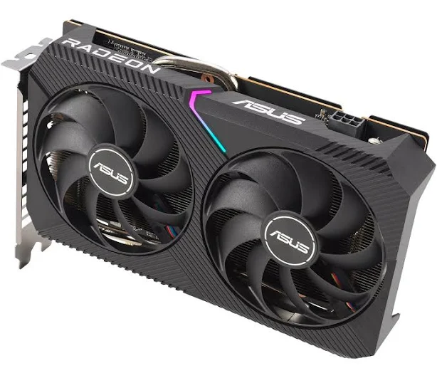 Asus Radeon RX 6500 XT Dual OC 4G Graphics Card (DUAL-RX6500XT-O4G)