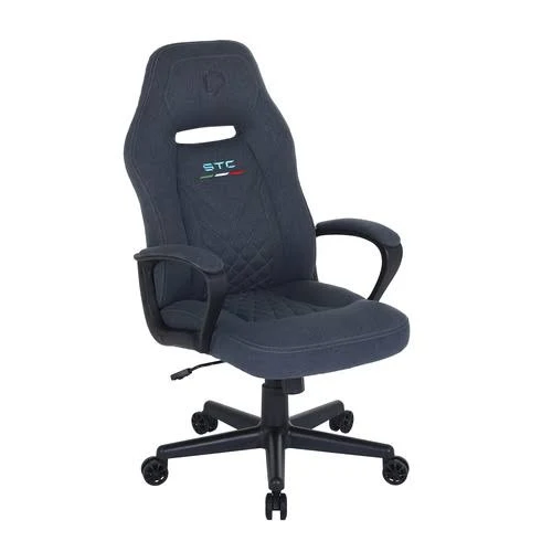 ONEX STC Compact S Series Gaming/Office Chair (Graphite) with Short pile Linen Fabric