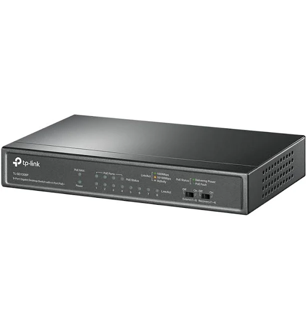 TP-Link TL-SG1008P 8-Port Gigabit Desktop Switch with 4-Port PoE