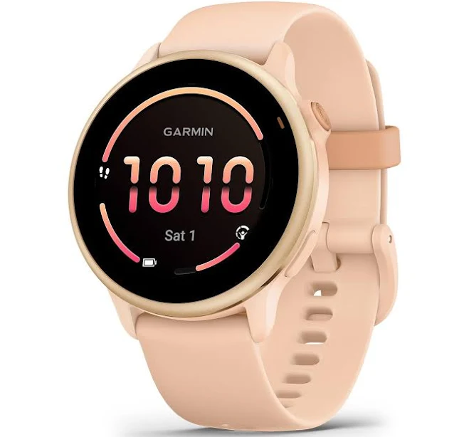 Garmin VivoActive 6 GPS Smartwatch (Metallic Pink Dawn/Pink Dawn Band)