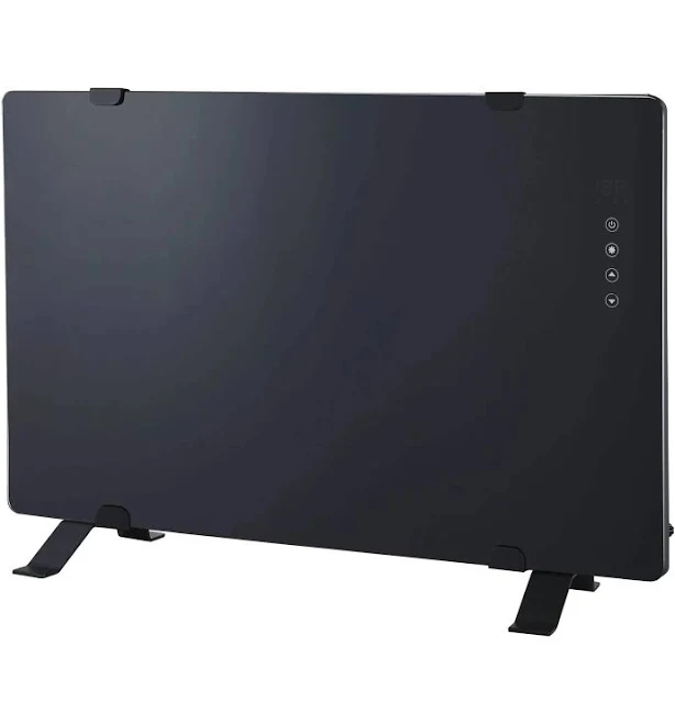 Rinnai 2200W Black Glass Panel Heater with WIFI