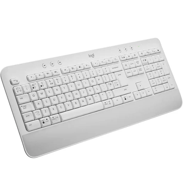 Logitech K650 Signature Wireless Keyboard (White)